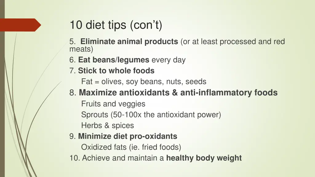 10 diet tips con t