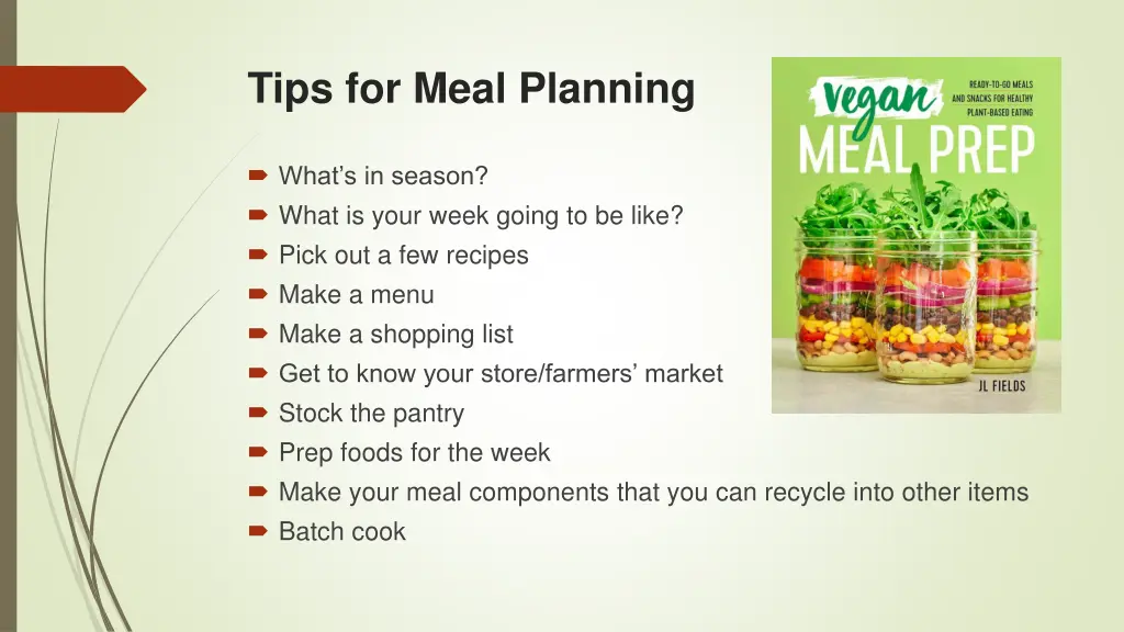 tips for meal planning