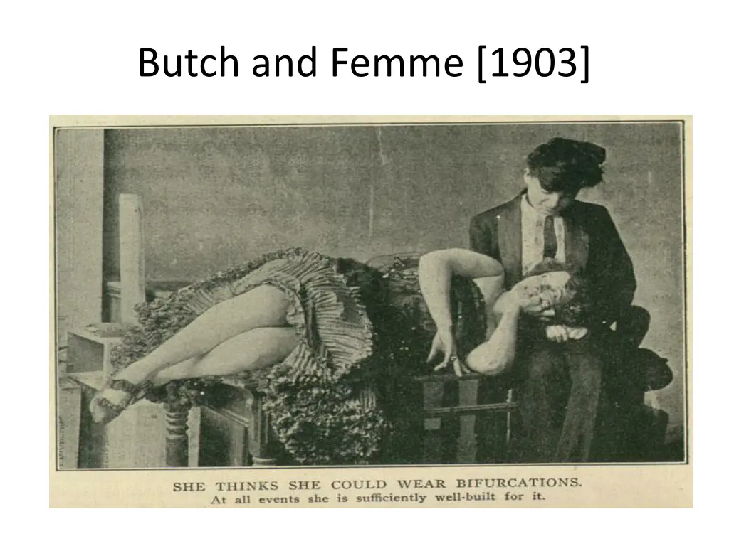 butch and femme 1903