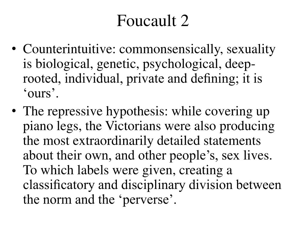 foucault 2