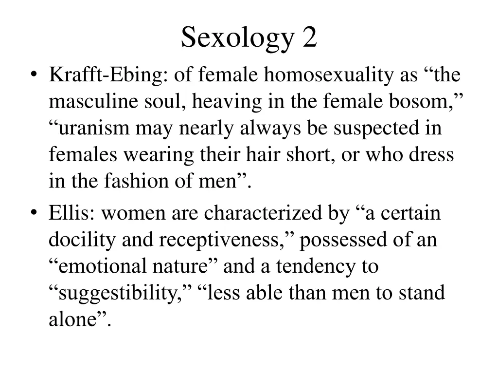 sexology 2