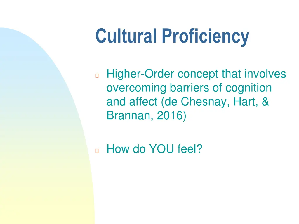 cultural proficiency