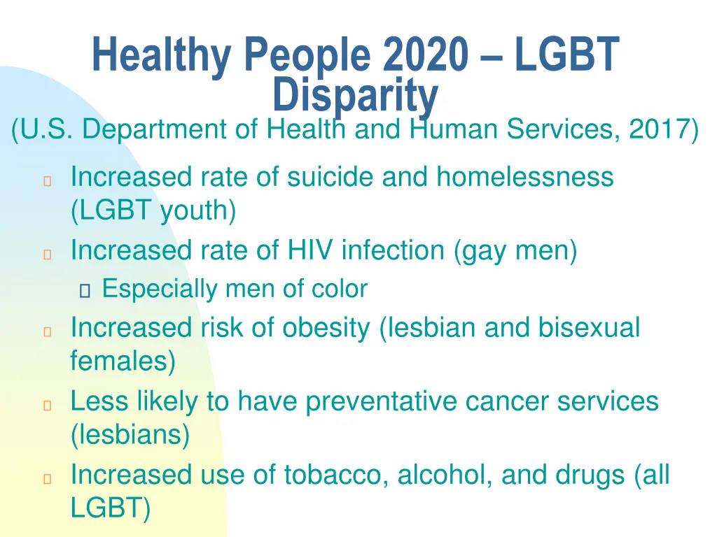 healthy people 2020 lgbt disparity u s department