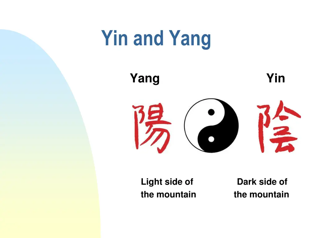 yin and yang