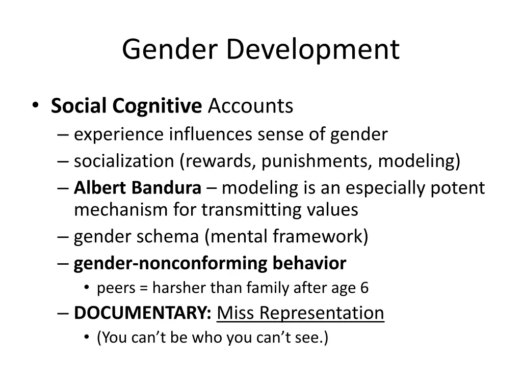 gender development 1