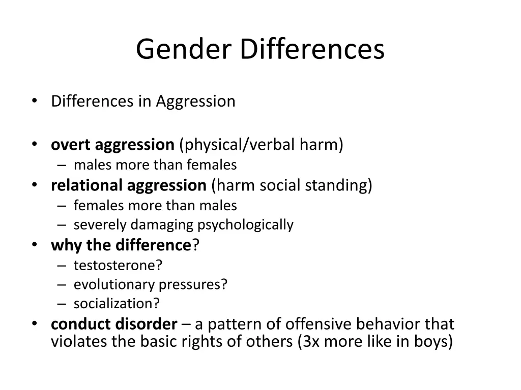 gender differences 3