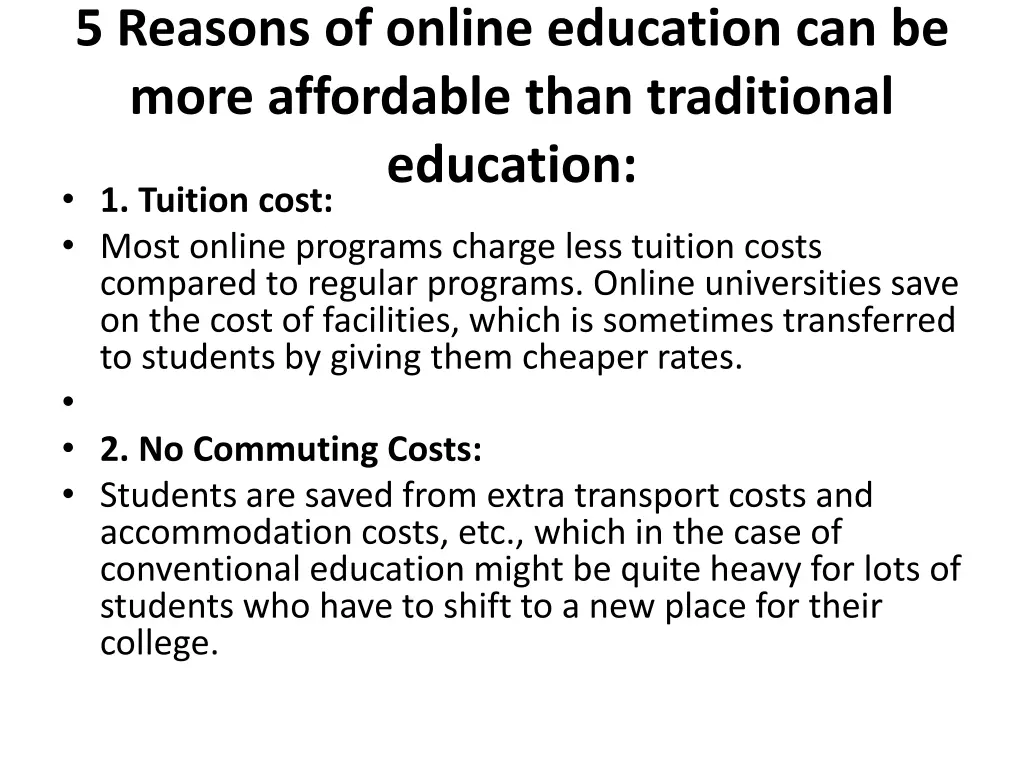 5 reasons of online education can be more