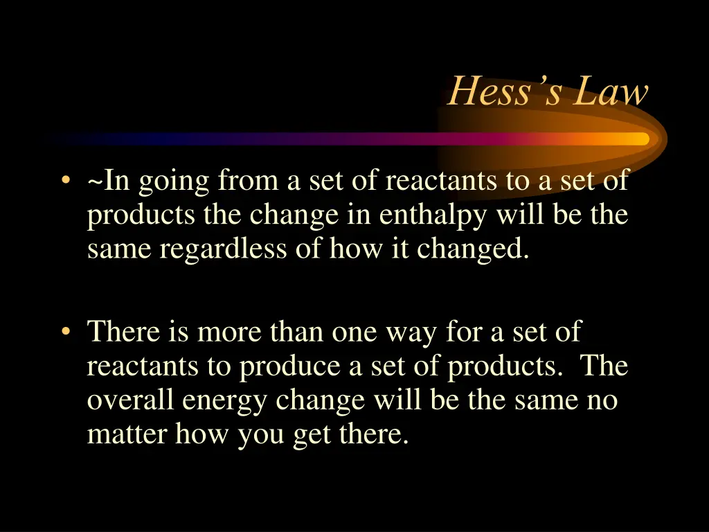 hess s law