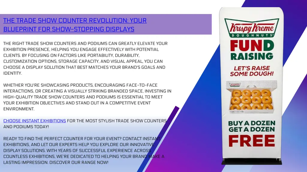 the trade show counter revolution your blueprint