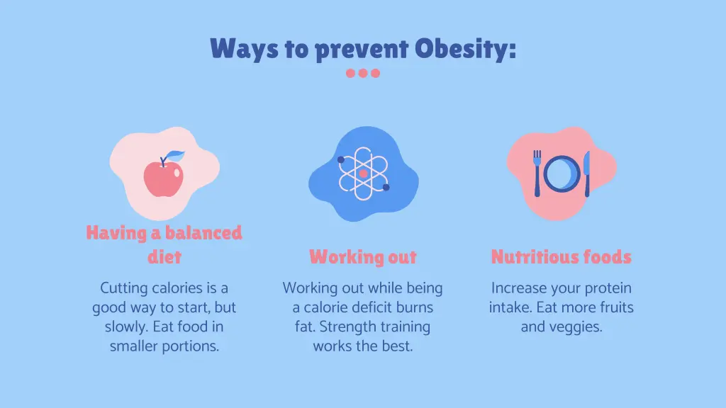 ways to prevent obesity