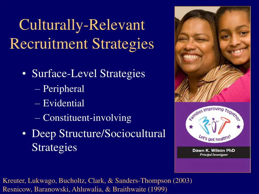 culturally relevant recruitment strategies