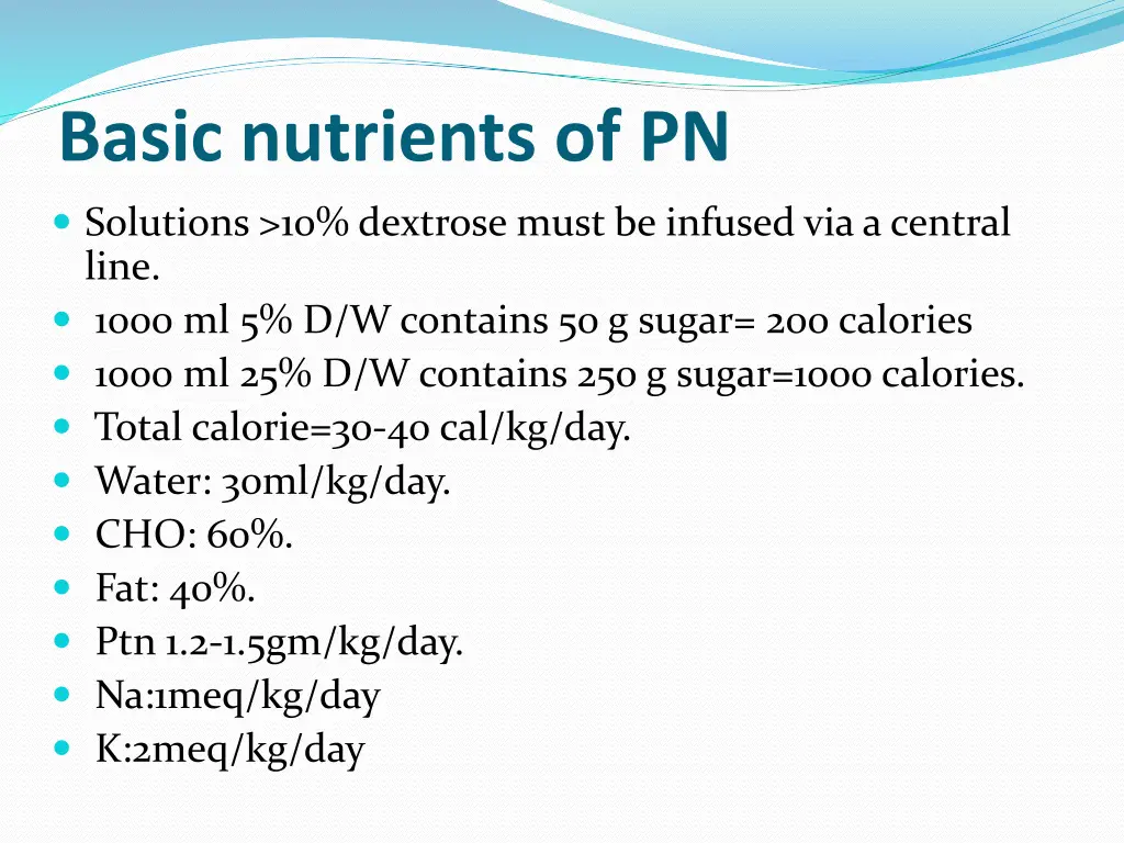 basic nutrients of pn