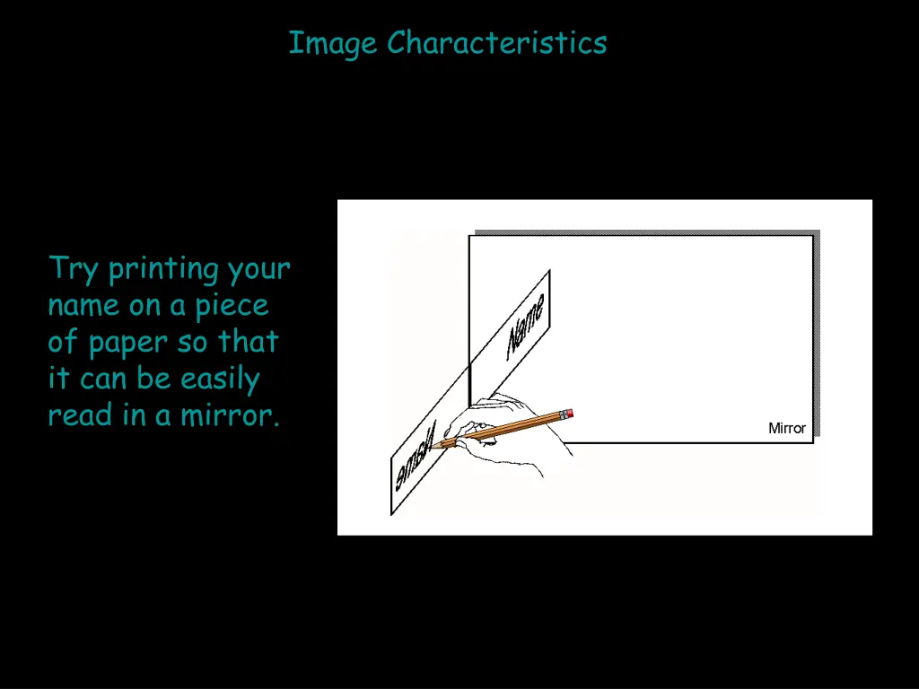 image characteristics