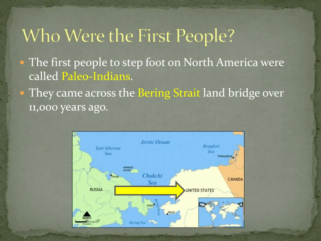 who were the first people