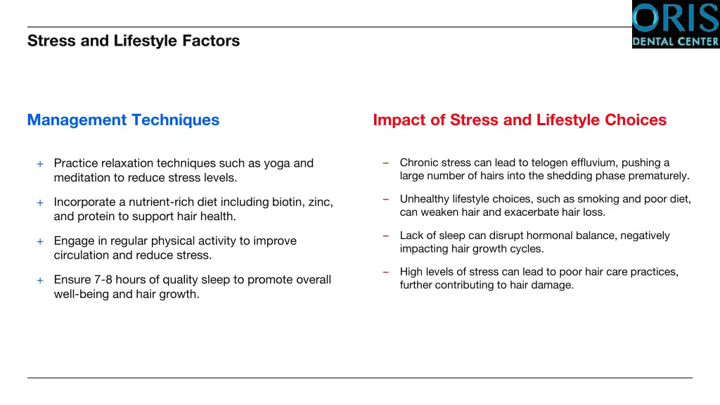 stress and lifestyle factors