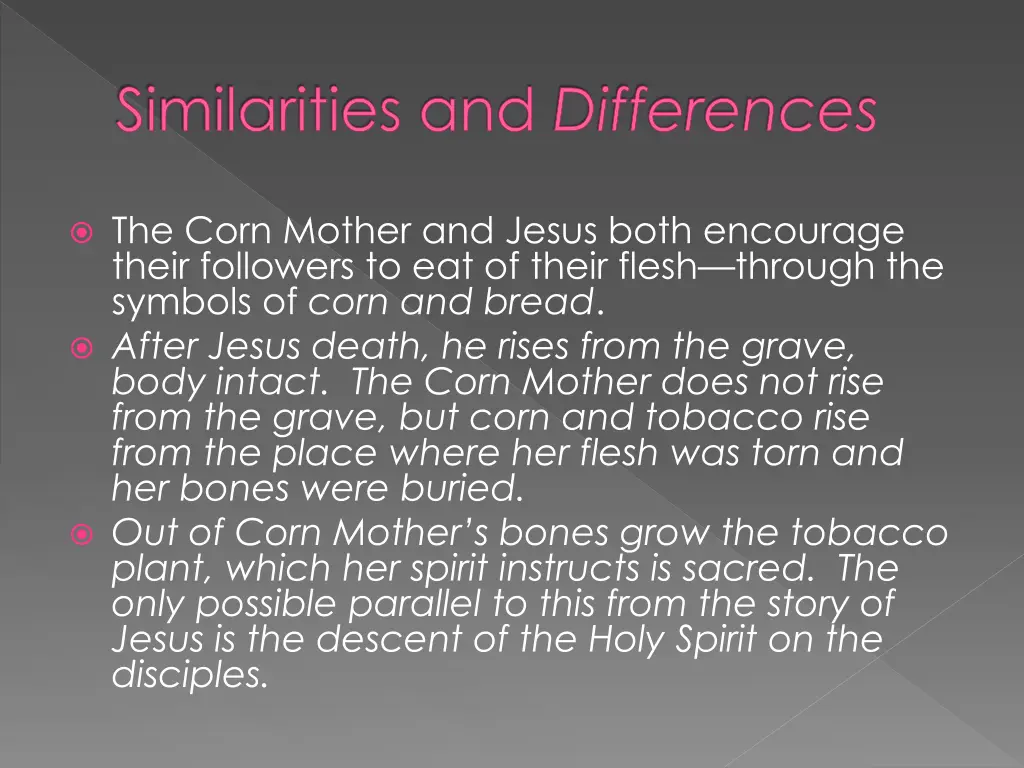 similarities and differences 1