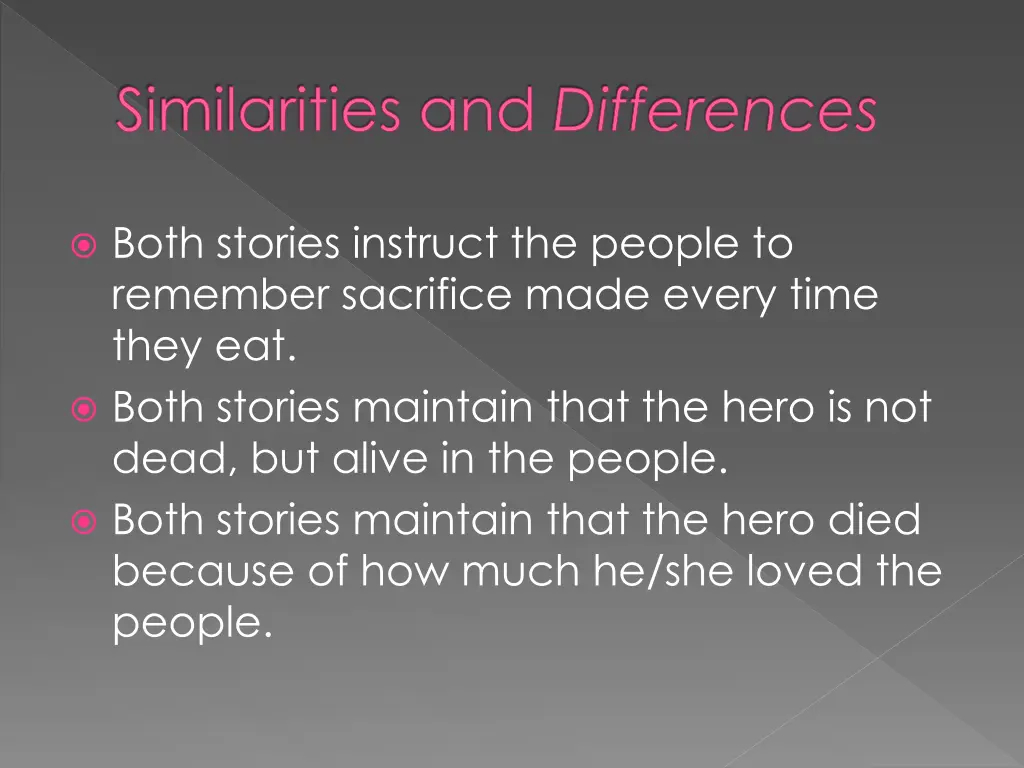 similarities and differences 2