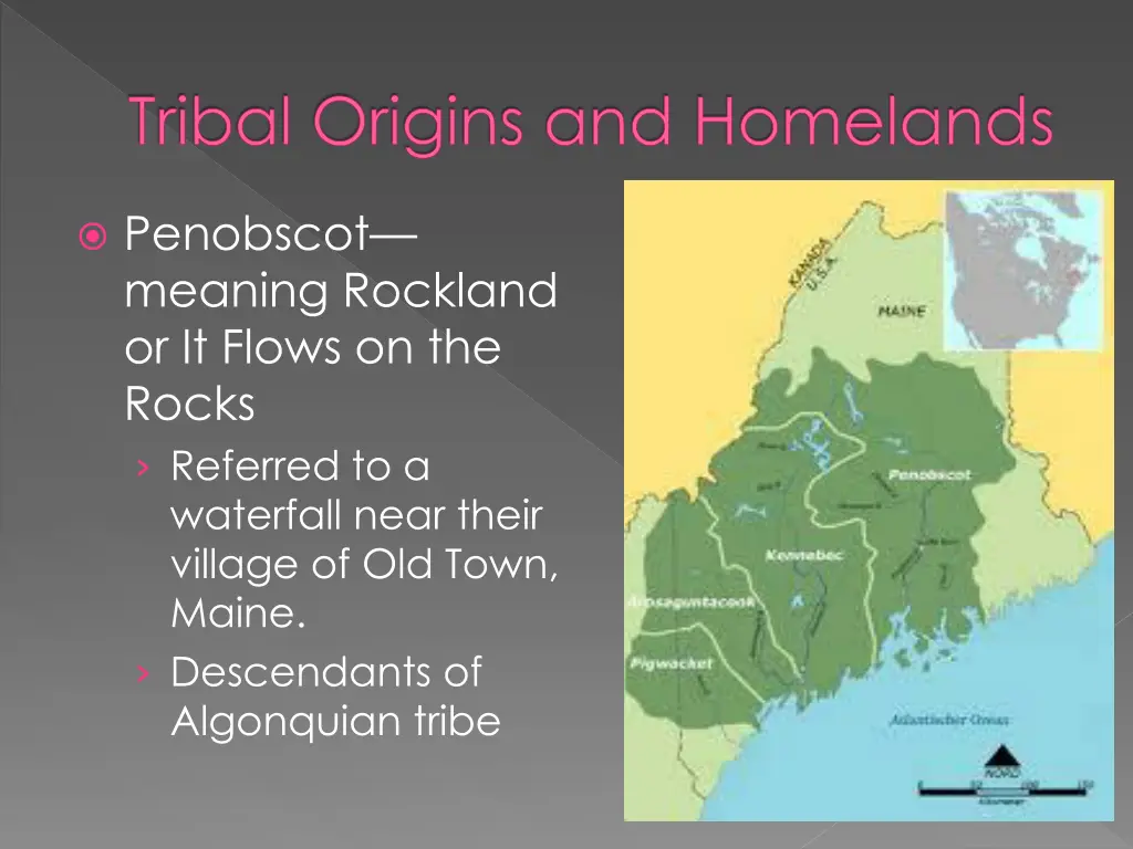 tribal origins and homelands