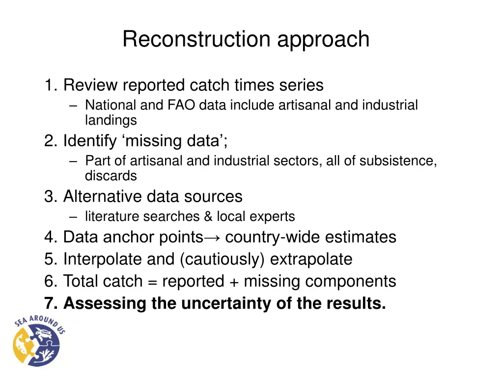 reconstruction approach