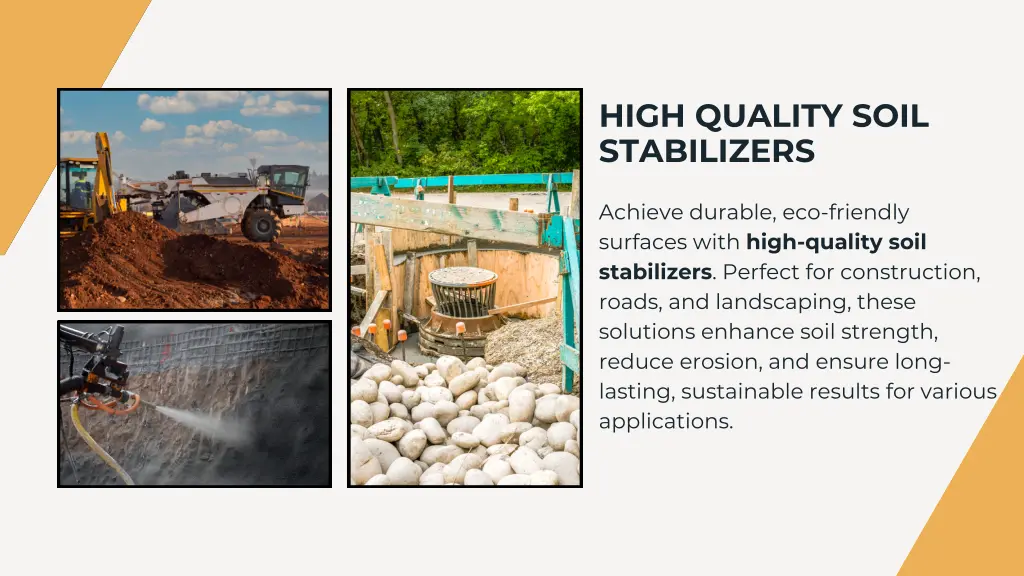 high quality soil stabilizers