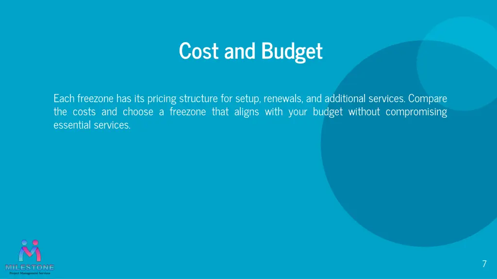 cost and budget