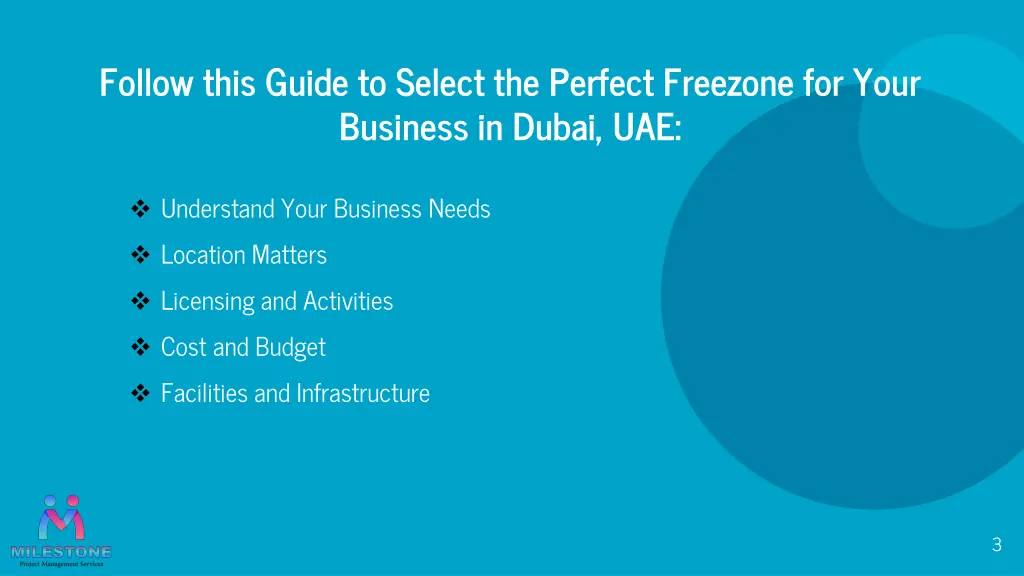 follow this guide to select the perfect freezone