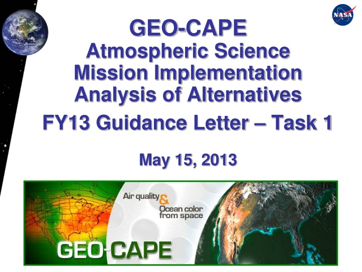 geo cape atmospheric science mission