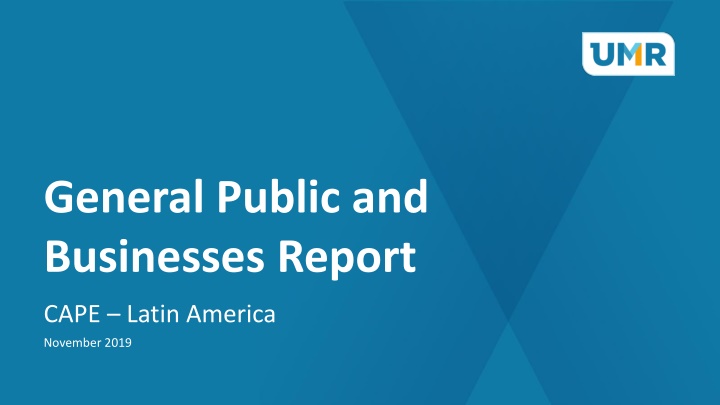 general public and businesses report