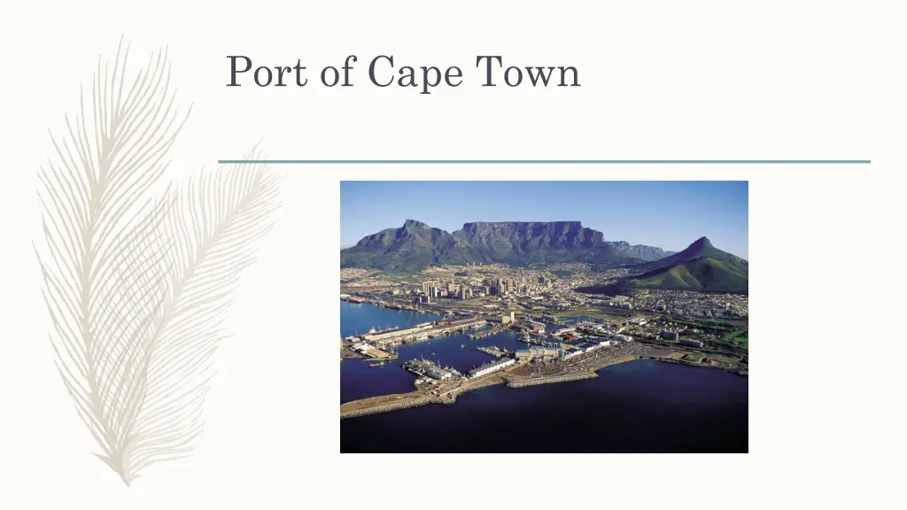 port of cape town