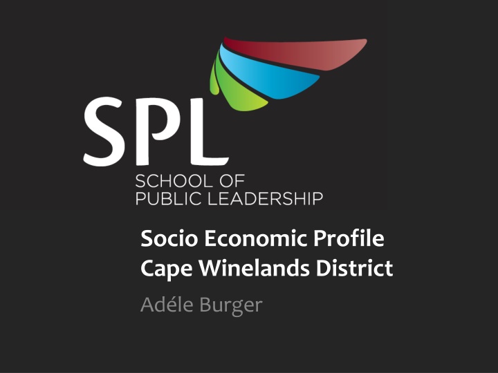 socio economic profile cape winelands district