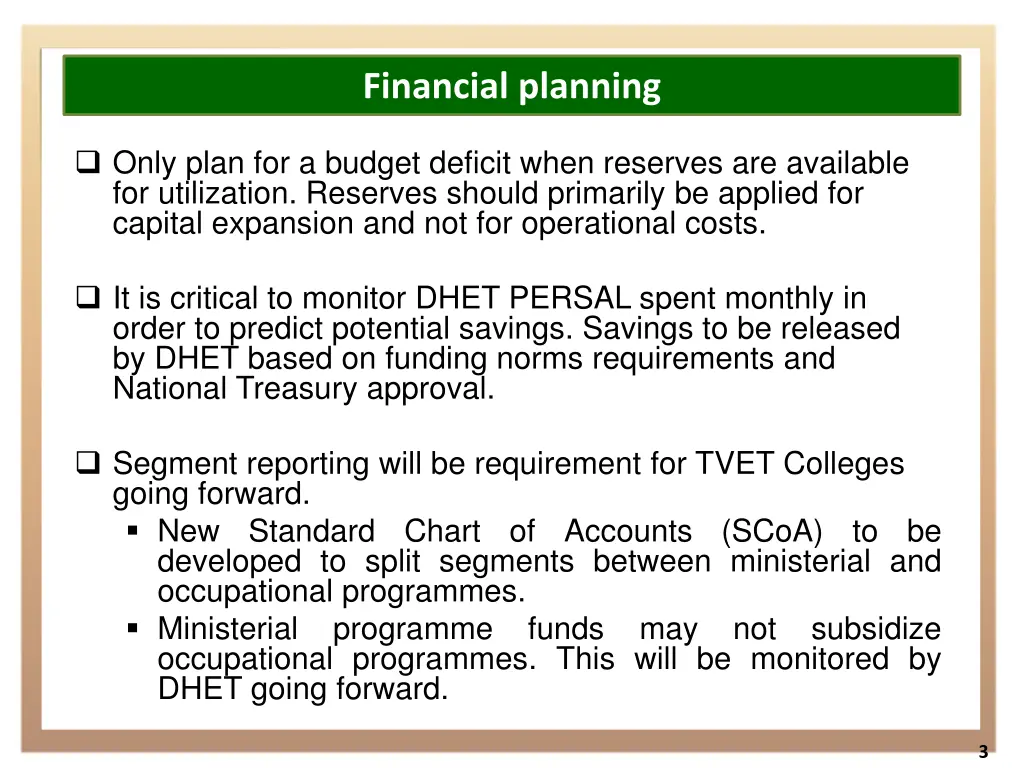 financial planning 1