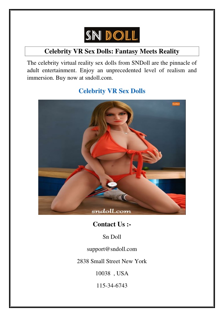 celebrity vr sex dolls fantasy meets reality