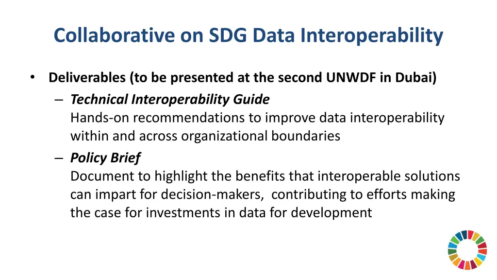 collaborative on sdg data interoperability 2