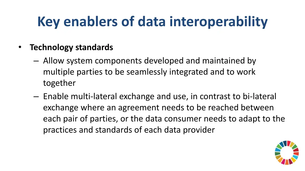 key enablers of data interoperability