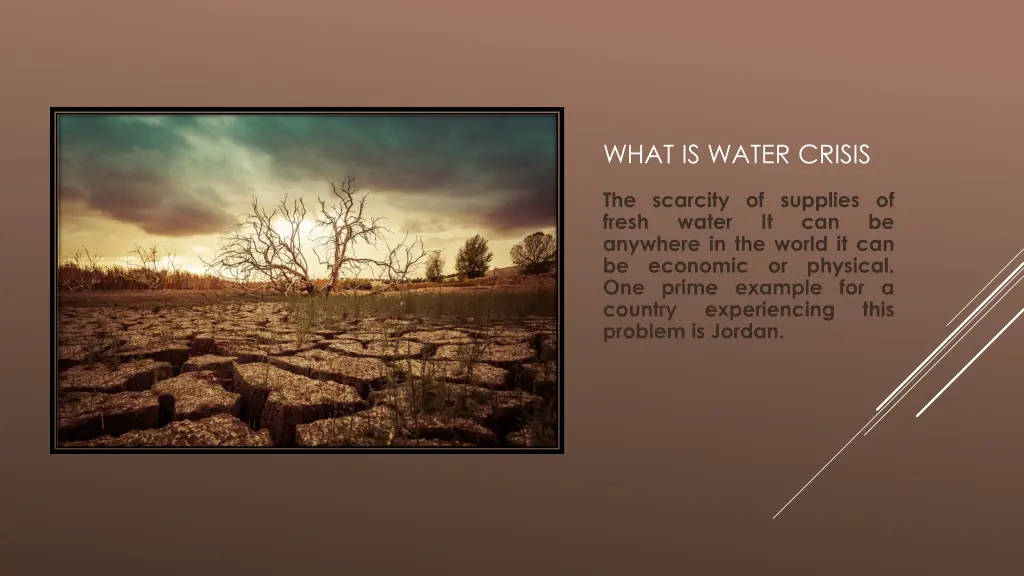 what is water crisis