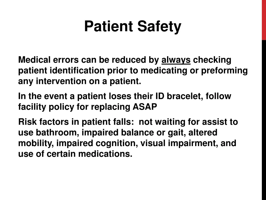 patient safety