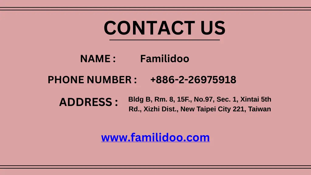 contact us