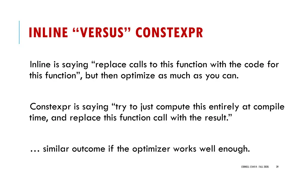 inline versus constexpr