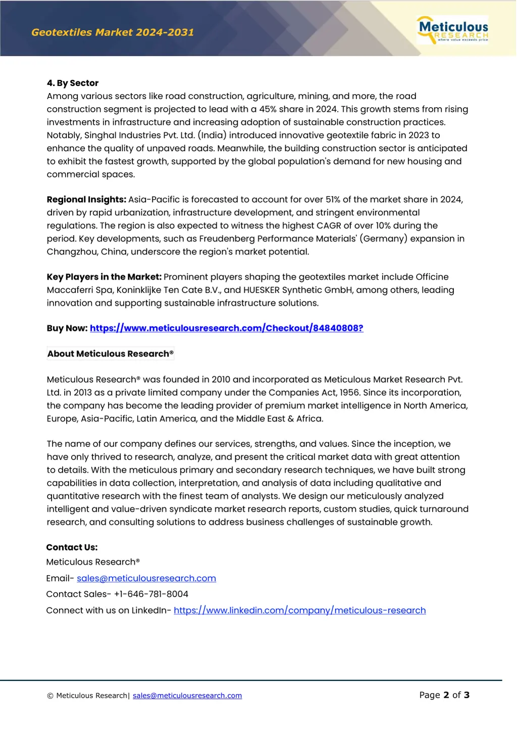 geotextiles market 20 2 4 20 31 1