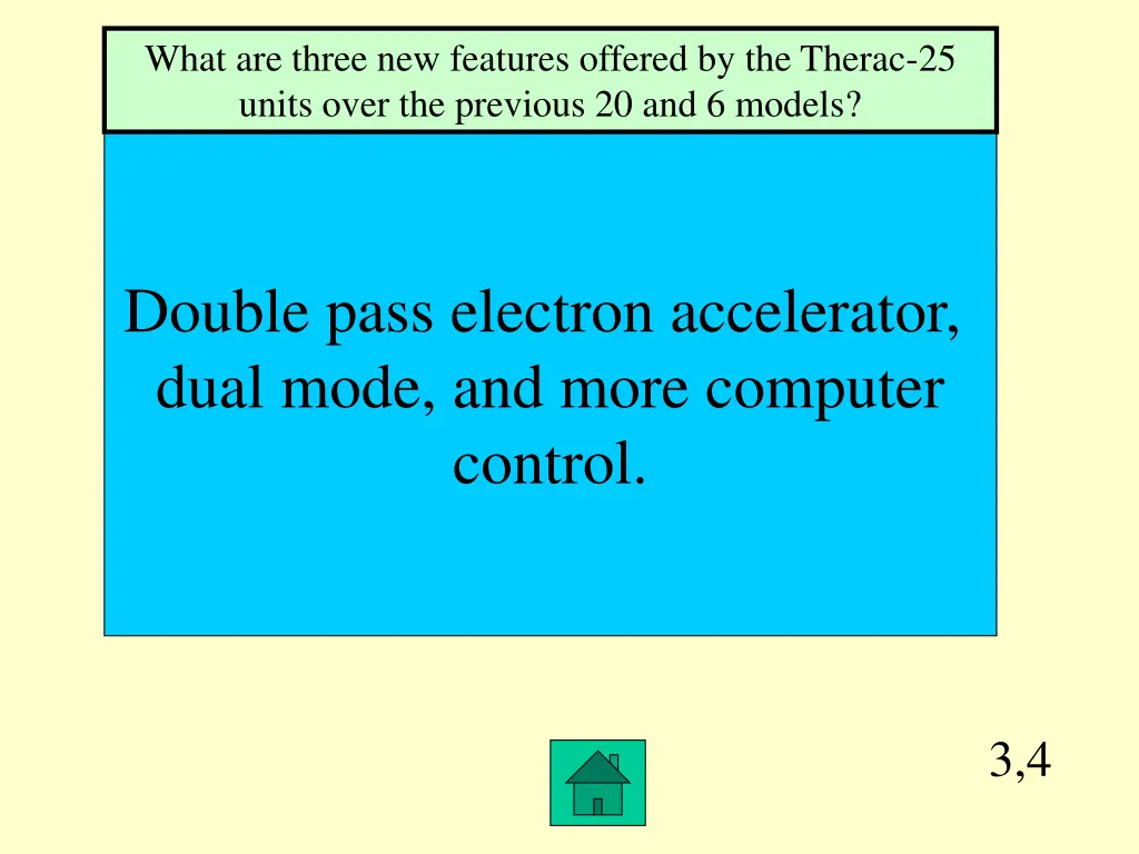 what are three new features offered by the therac