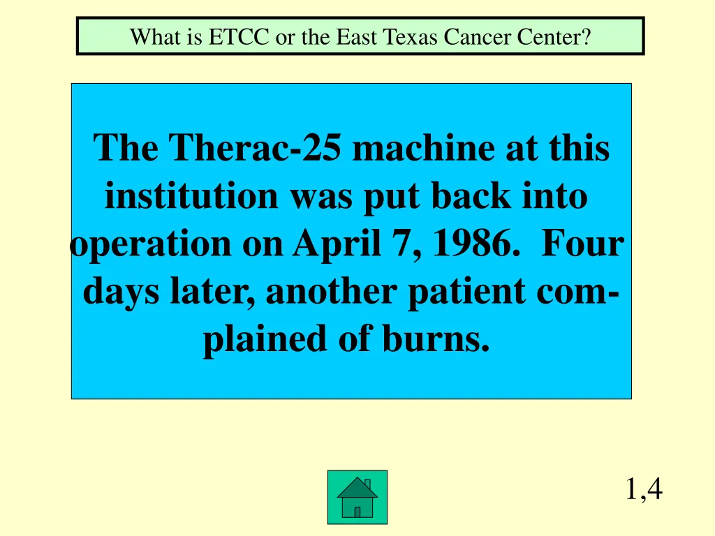 what is etcc or the east texas cancer center