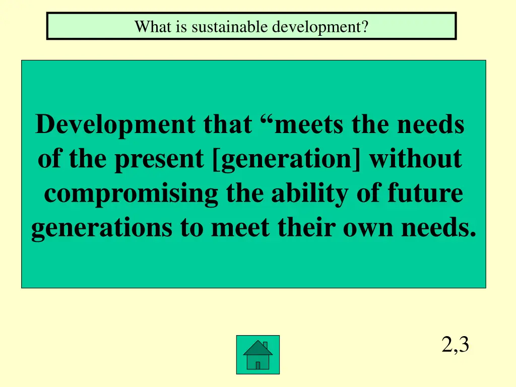 what is sustainable development