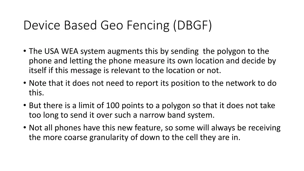 device based geo fencing dbgf