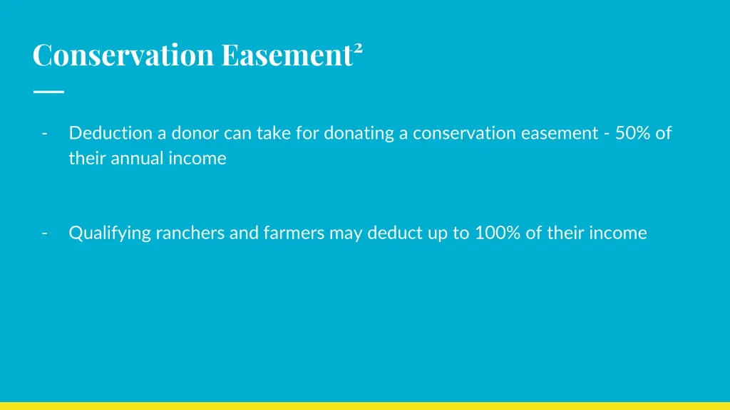 conservation easement