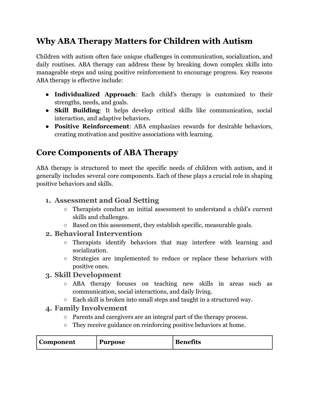 why aba therapy matters for children with autism