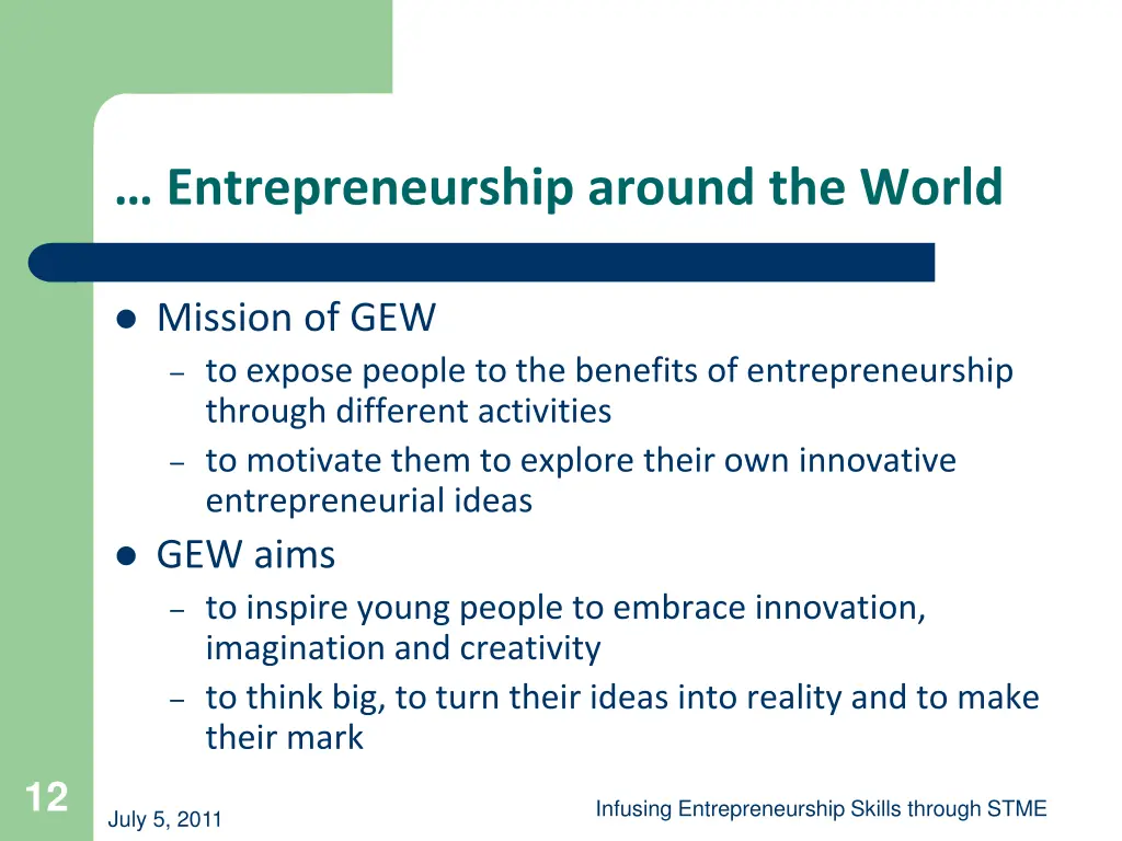 entrepreneurship around the world 1