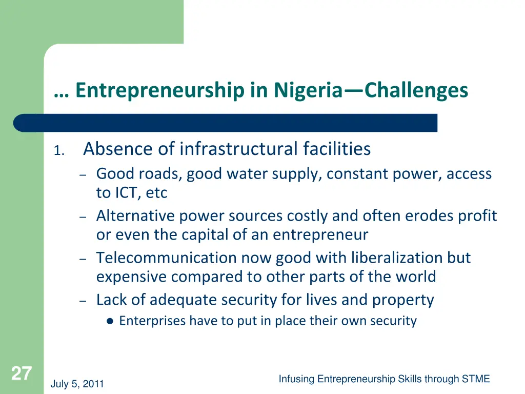 entrepreneurship in nigeria challenges 1