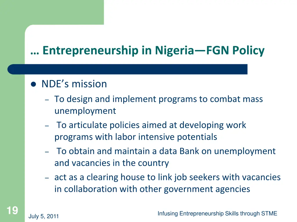 entrepreneurship in nigeria fgn policy 1