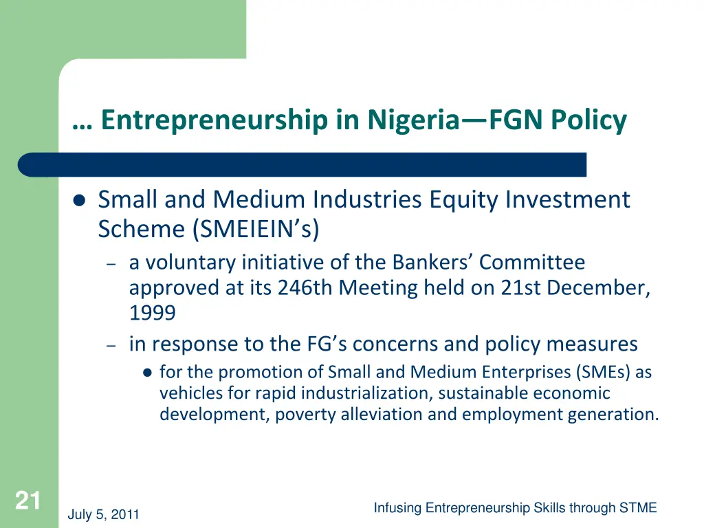 entrepreneurship in nigeria fgn policy 3