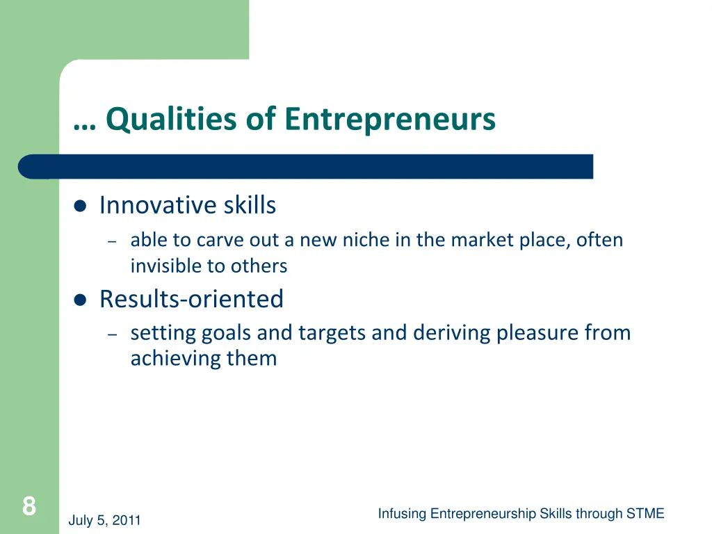 qualities of entrepreneurs 1